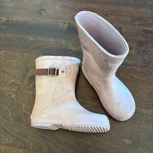 Three Pines Co Rubber Rain Boots Pink Size 8 Girls
